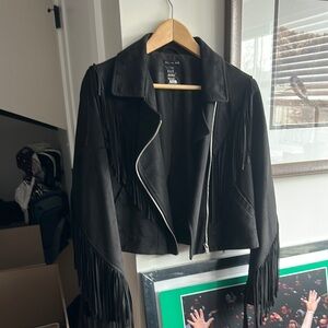 Black Fringe Jacket
